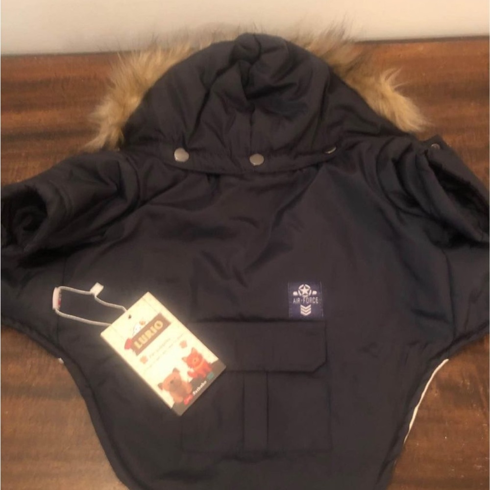3 dog coats - 1 lurio puffer hoody and 2 Top paw puffers